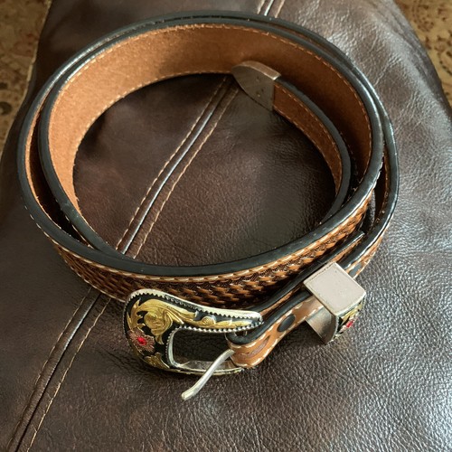 Women belt genuine - genuine, leather