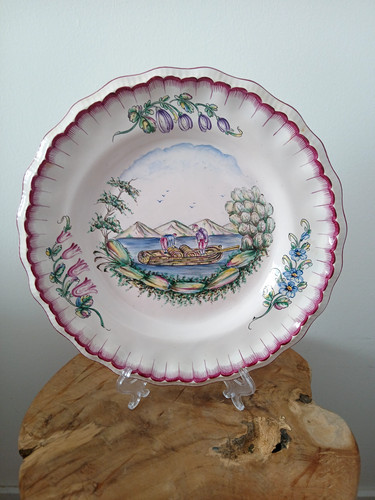 Assiette vintage faience de - vintage, en