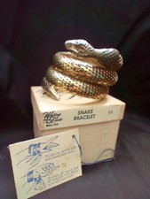 Vintage Whiting And Davis Snake bracelet dans boite 