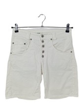 PLEASE Short en jean Dames Pantalon court T EU 34 blanc style décontracté