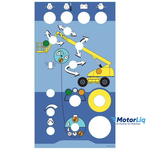 Autocollant supérieur pour - , la