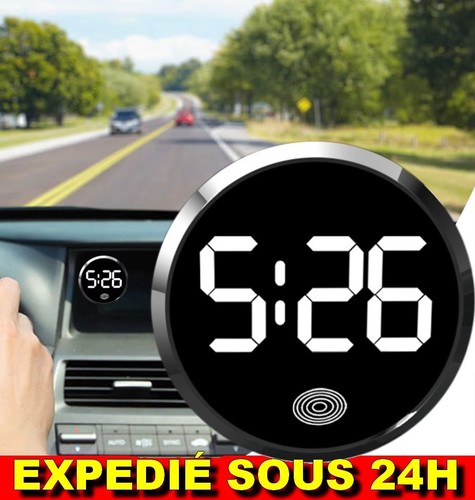 Mini horloge voiture - mini, tactile
