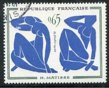 PHOTO NON CONTRACTUELLE   FRANCE OBLITERE N ° 1320   ART TABLEAU   MATISSE