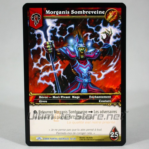 Carte wow géante morganis - wow,
