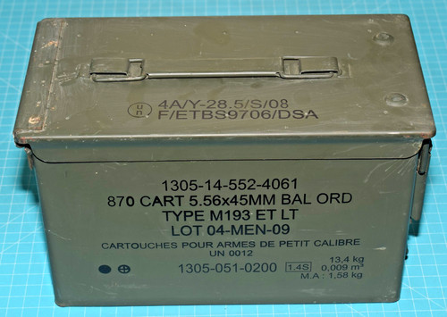 Caisse munitions militaire - caisse, de
