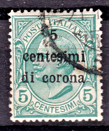 Timbre 1919 italie trente - timbre,