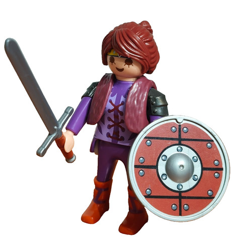 Playmobil figurine guerrière - figurine,