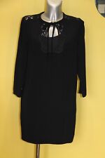 jolie robe noir dentelle SANDRO taille 2 ou 38 fr excellent état