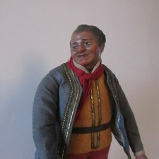 personnage de crèche napolitaine début XIX°  33 cm . santon