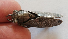 ancienne Broche Cigale Art