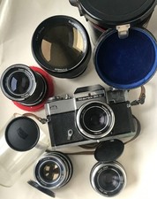 ZEISS IKON ICAREX 35S + 4 obj : TESSAR 50, dynarex 90, super dynarex 135 & 200
