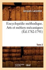 Encyclopedie methodique. Arts
