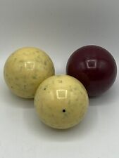 Lot de 3 boules de billard