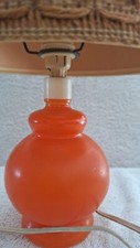 LAMPE VERRE  - VINTAGE ORANGE 1970