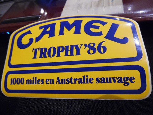 Autocollant camel trophy - camel,