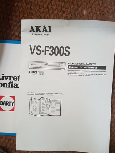 Notice lecteur vhs - lecteur,