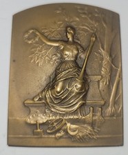 France Médaille Plaque En