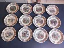 Serie 12 assiettes parlantes