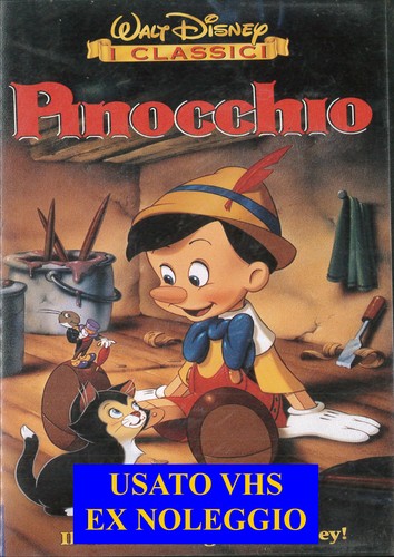 Pinocchio vhs ex location - pinocchio,