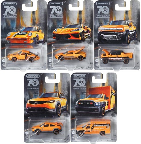 Matchbox 70th moving parts - matchbox,