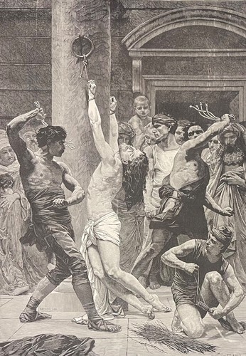 Flagellation jésus christ - flagellation, de