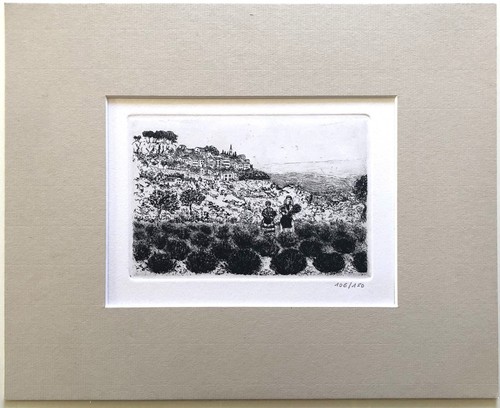 Gravure eau forte - a,