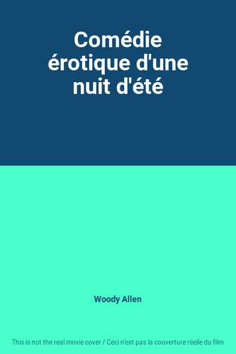 Comédie érotique une - comédie, d'une