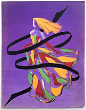 Belle GOUACHE originale Projet de costume de scène ILLUSTRATION  THEATRE  MODE