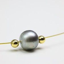 Collier perle noire de - perle,