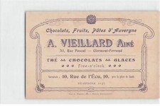 63 CLERMONT FERRAND #FG61088 COMMERCE CHOCOLAT ET PATE DE FRUITS VIEILLARD RUE