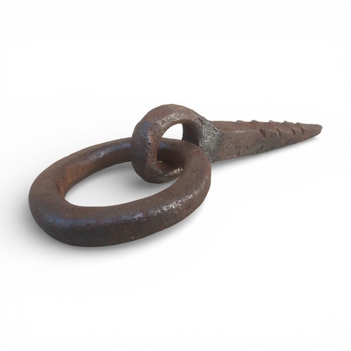 Ancien gros anneau fer - ancien,