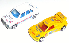 Lot MAJORETTE 201 CITROËN VISA CHRONO 202 PEUGEOT 405 TURBO 16 Model Car VINTAGE