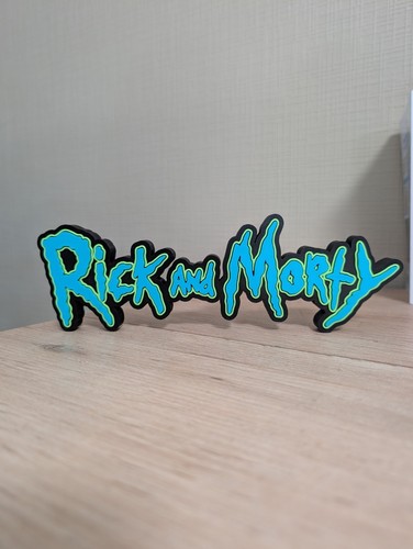 Rick and morty logo - and,