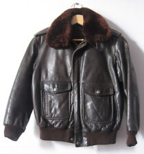 Blouson aviateur enfant  cuir  Mac Douglas 10 ans TBE
