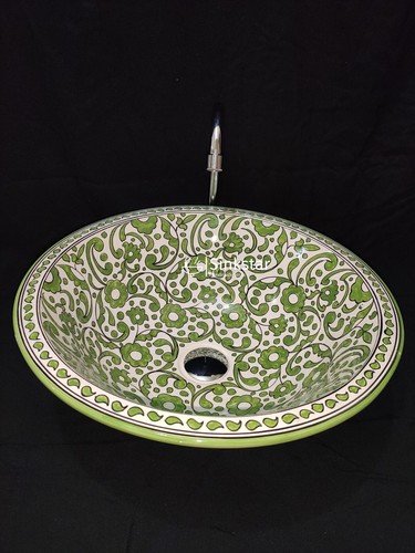 Floral green vessel - floral,