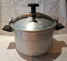 Cocotte-Minute Seb 10 Litres 1980 Vintage + 3 Paniers. Soupape, 3 Poignées Noir