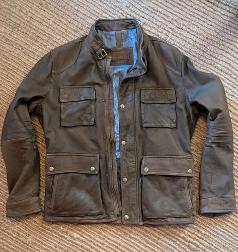 Blouson look vintage cuir - look,