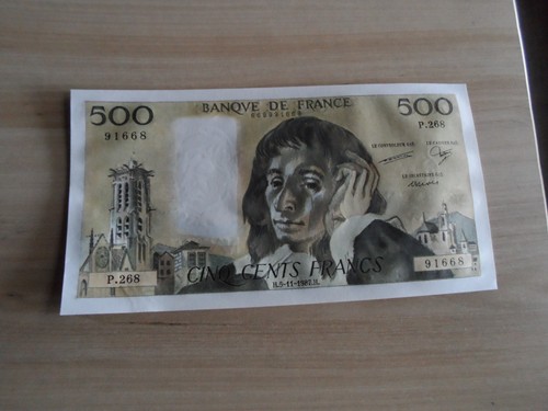 France billet 500 - france:, francs