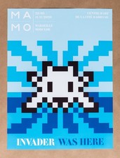INVADER affiche expo Marseille MAMO 2020