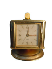 Montre bureau pendule Looping Switzerland 7 jewels 8 days station météo vintage