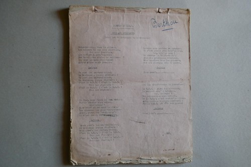 Recueil ancien chansons - recueil,