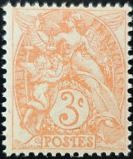 FRANCE timbre BLANC N°109e