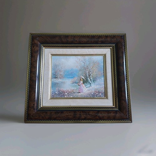 Peinture ancienne huile sur - huile,