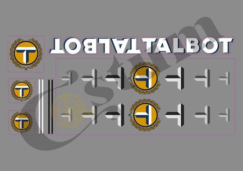 Talb501 stickers decals talbot - stickers,