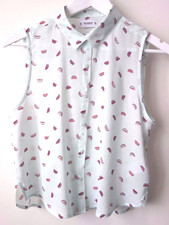 HAUT chemise PULL & BEAR taille M 38 Pastèque NEUF vert d'eau !