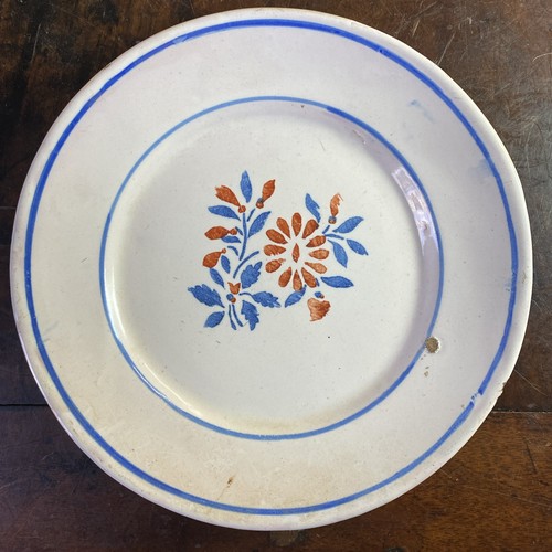 Assiette faïence régionale - faïence,