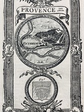 Entrevaux en 1736 Alpes de