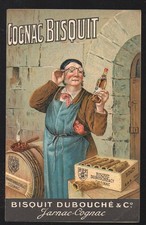 Jarnac : CPA publicitaire   COGNAC BSQUIT -DUBOUCHE  (P46271)