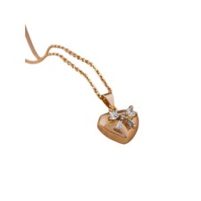 Collier pendentif papillon CZ