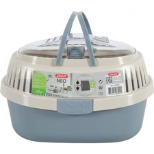 Panier de transport NEO gris . 25 x 33 x hauteur 22 cm. pour rongeur.